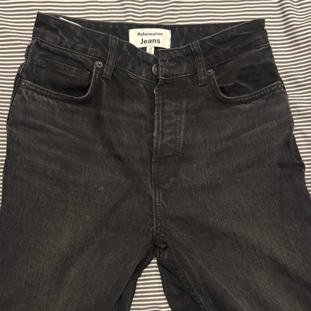 Reformation Black Jeans